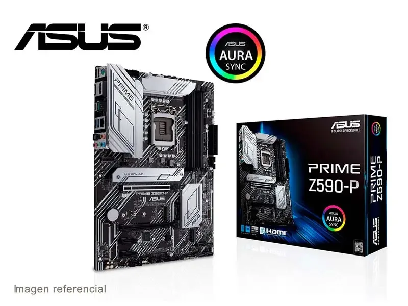 Placa ASUS Prime Z590-P WIFI Intel LGA1200 DDR4 USB 3.1 ATX