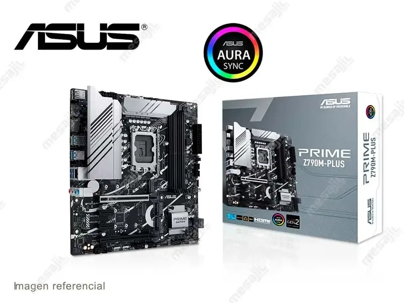 PLACA ASUS PRIME Z790M-PLUS DDR5*, USB 3.2 GEN2x2, DP/HDMI  LGA1700