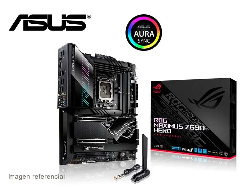 Placa ASUS ROG Maximus Hero Z690 LGA1700 Wi-Fi 6E DDR5  ATX