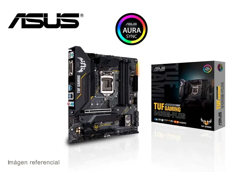 Placa ASUS TUF Gaming B460M-Plus (Wi-Fi) Intel LGA1200 DDR4 USB 3.1 mATX