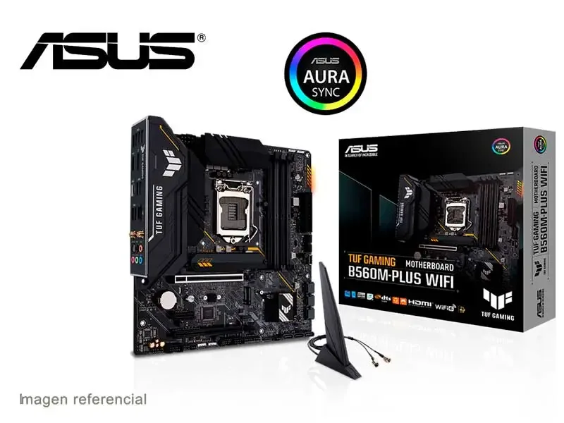 Placa ASUS TUF Gaming B560M-Plus Wi-F LGA1200 HDMI,DP, HDMI ,DUAL M.2