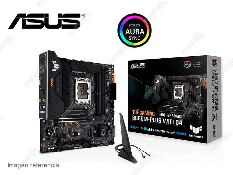 Placa ASUS TUF Gaming B760M-Plus (Wi-Fi) D4 LGA1700 DDR4 HDMI,DP,DUAL M.2