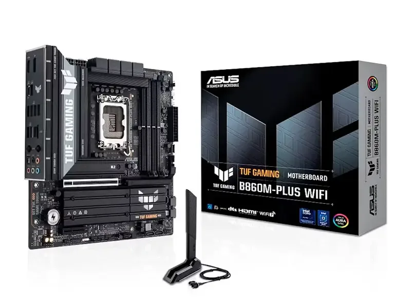 Placa ASUS TUF Gaming B860M-PLUS WIFI Ultra IA LGA1851 WIFI7 DDR5 PCIe 5.0 HDMI DP