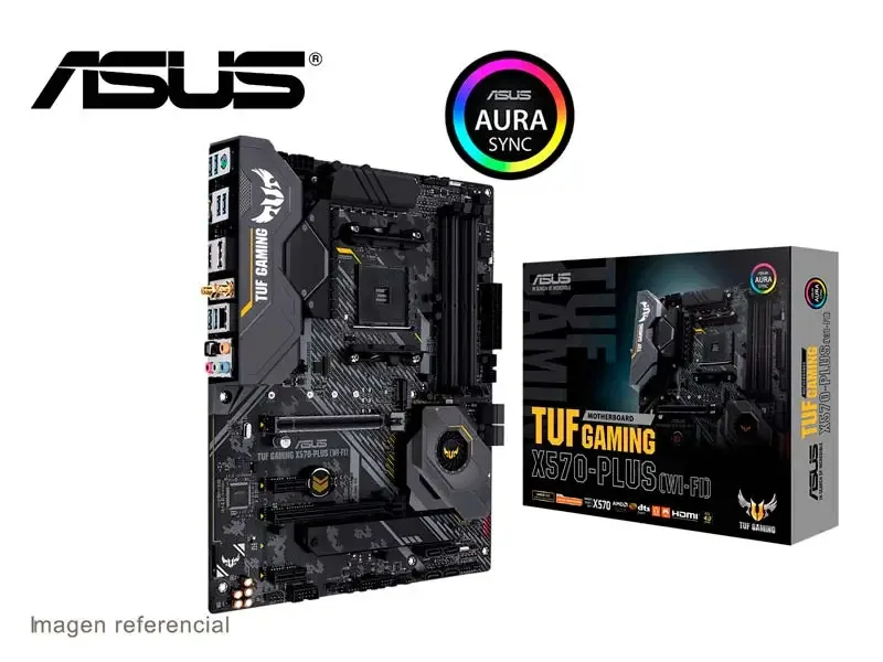 Placa ASUS TUF Gaming X570-Plus (Wi-Fi) AM4/AMD X570/HDMI/DP
