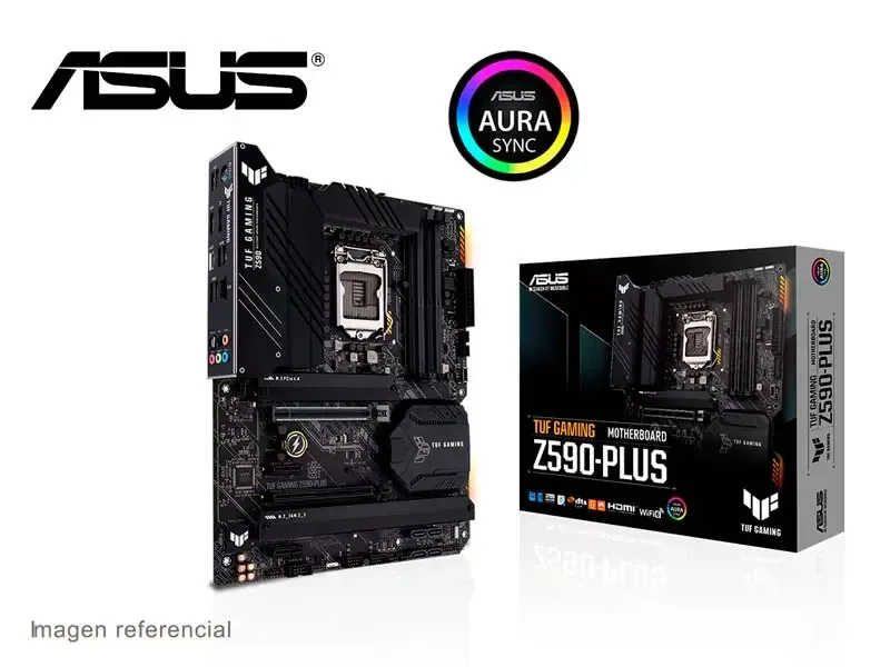 Placa ASUS TUF Gaming Z590-Plus Intel LGA1200 DDR4 USB 3.2 ATX TUF-GAMING-Z590-PLUS