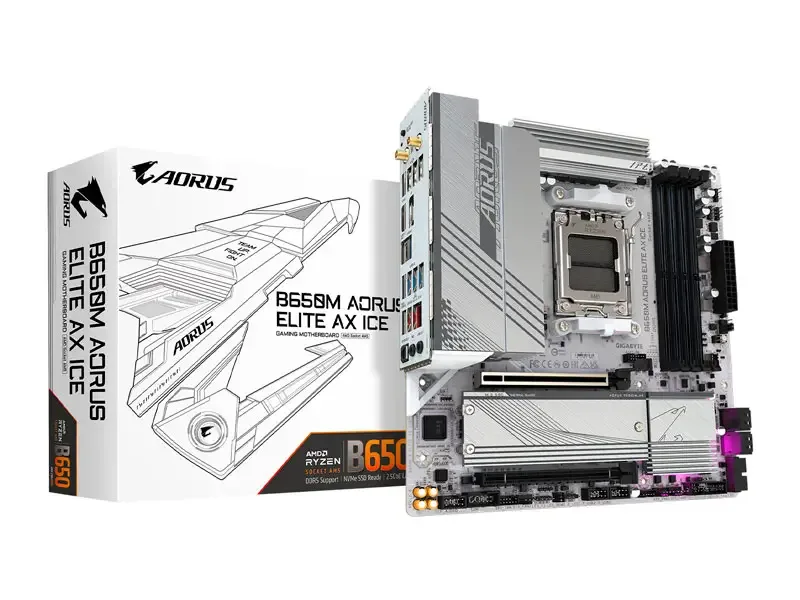Placa Gigabyte B650M Aorus Elite AX ICE AMD Socket AM5