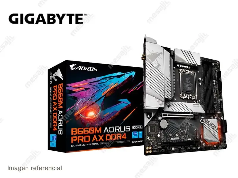 Placa Gigabyte  B660M AORUS PRO AX DDR4 Intel LGA1700 12th