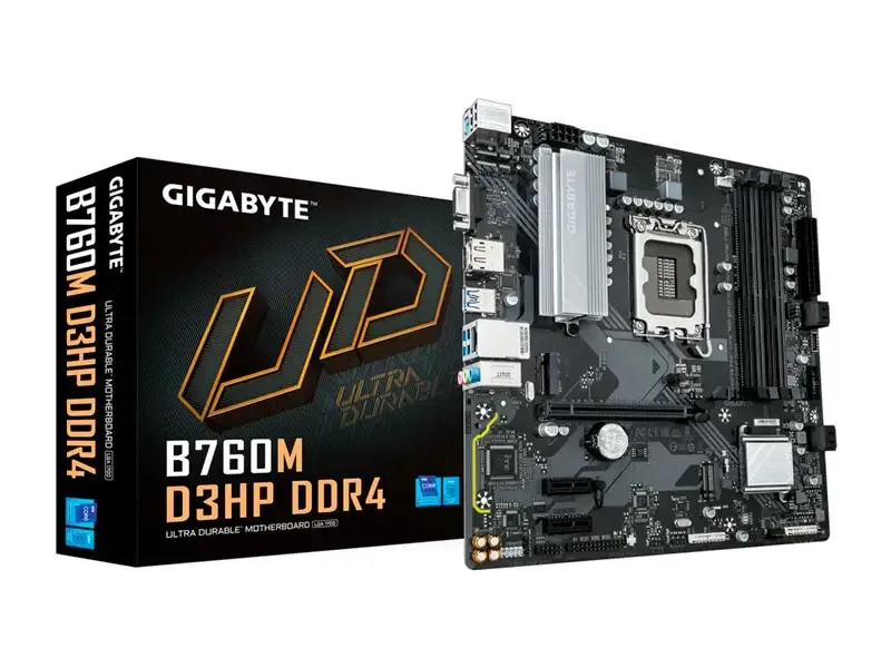 Placa Gigabyte  B760M D3HP DDR4 LGA1700 Micro ATX VGA/HDMI/DP