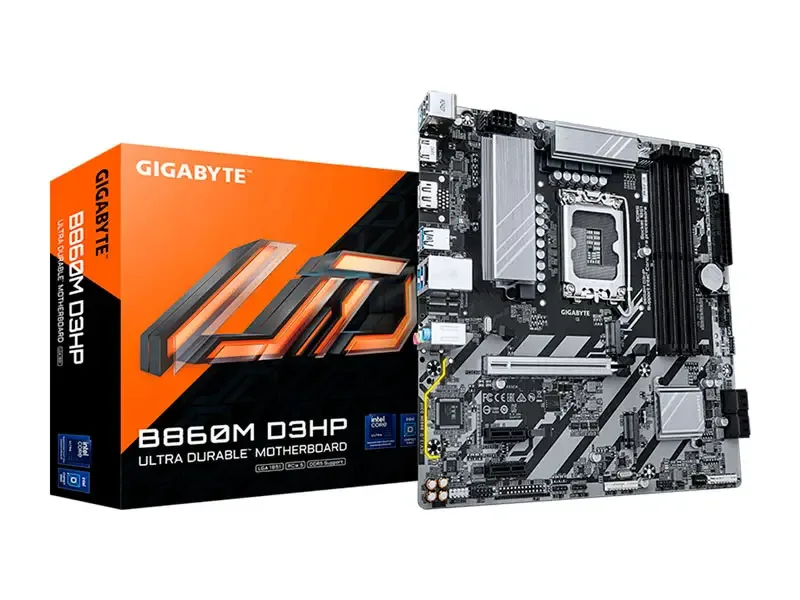 Placa Gigabyte  B860M D3HP LGA1851 Micro ATX DDR5 HDMI DP