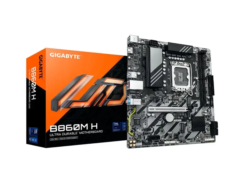 Placa Gigabyte  B860M H LGA1851 MATX DDR5 HDMI RJ-45