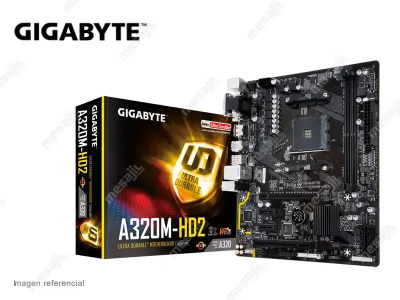 PLACA GIGABYTE GA-A320M-HD2  DDR4 USB 3.1. SN/VD/NW AM4