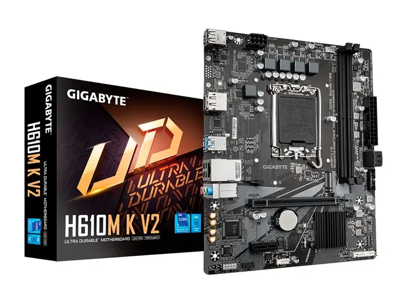 Placa Gigabyte H610M K V2 Intel LGA1700 DDR5 HDMI/DP/RJ-45