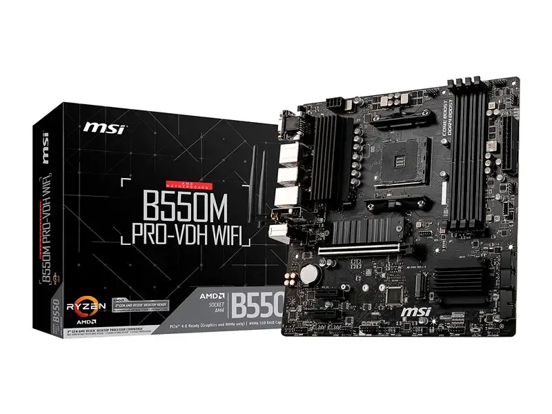 PLACA MSI AMD B550M PRO- WIFI D4 MATX