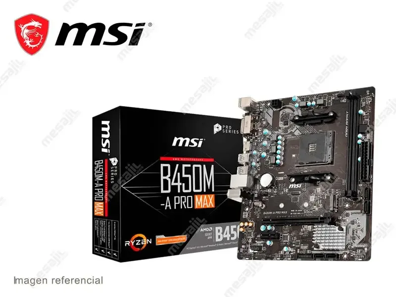 Placa MSI B450M-A PRO MAX AMD Socket AM4
