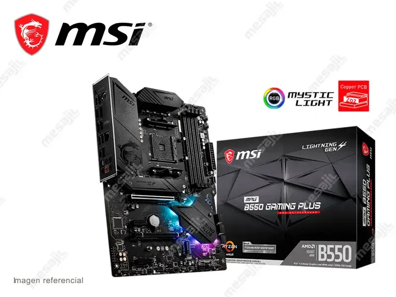 PLACA MSI B550 GAMING PLUS 4 DDR4 HDMI DP