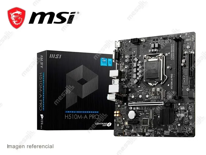 Placa MSI H510M-A PRO LGA1200 2xDDR4/2xM.2/HDMI/VGA/LAN