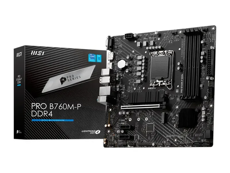 Placa MSI PRO B760M-P DDR4 LGA1700 Micro ATX