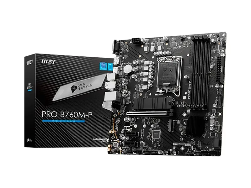 Placa MSI PRO B760M-P DDR5 LGA1700 mATX/HDMI/VGA