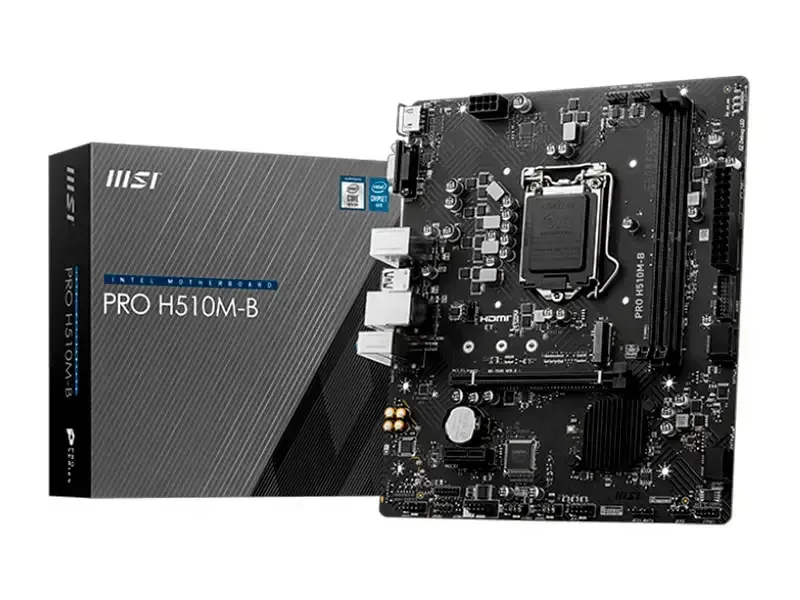 Placa MSI PRO H510M-B II INTEL H470 LGA1200 10ma gen DDR4/HDMI/VGA/mATX