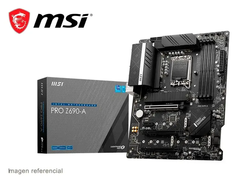 Placa MSI PRO Z690-A WIFI DDR4 LGA1700 DDR4*4/HDMI/LAN/DP