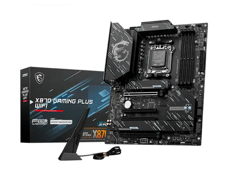 Placa MSI X870 Gaming PLUS WIFI 7 AMD/AM5/HDMI/RJ-45/ATX