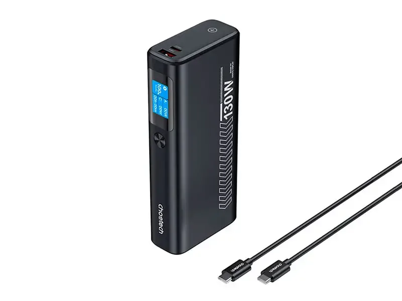 Power Bank B702 CHOETECH 20000mAh PD130W y cable de carga