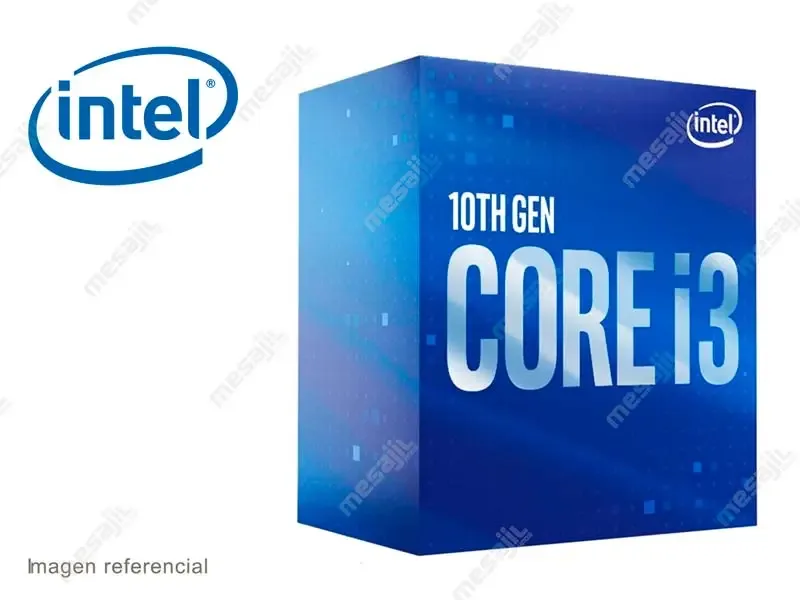 Procesador Intel Core i3-10100F 3.6GHz 6MB Cache LGA1200 No Graphic