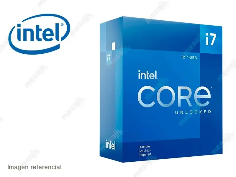 Procesador Intel Core i7-12700KF 3.6GHz 25MB Cache LGA1700