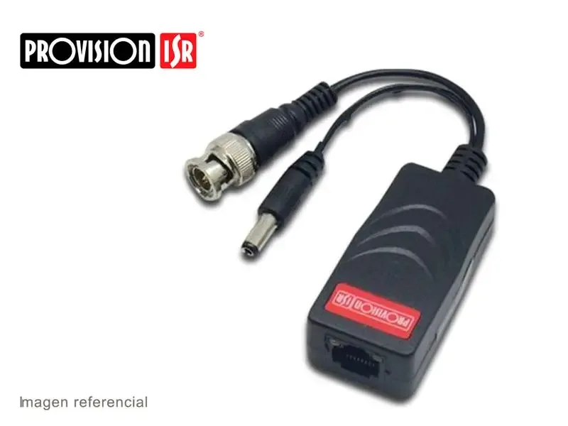 PROVISION PTR-102VP-HD Passive Set Video and Power Balun 1CH HD