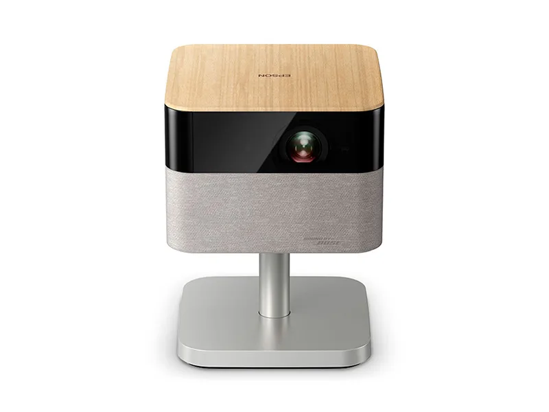 Proyector Epson Smart Portátil Lifestudio Flex Plus EF-72 4K PRO UHD Roble