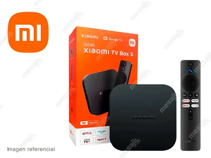 Reproductor de Streaming Xiaomi Tv Mi Box S 4k Ultra-HD