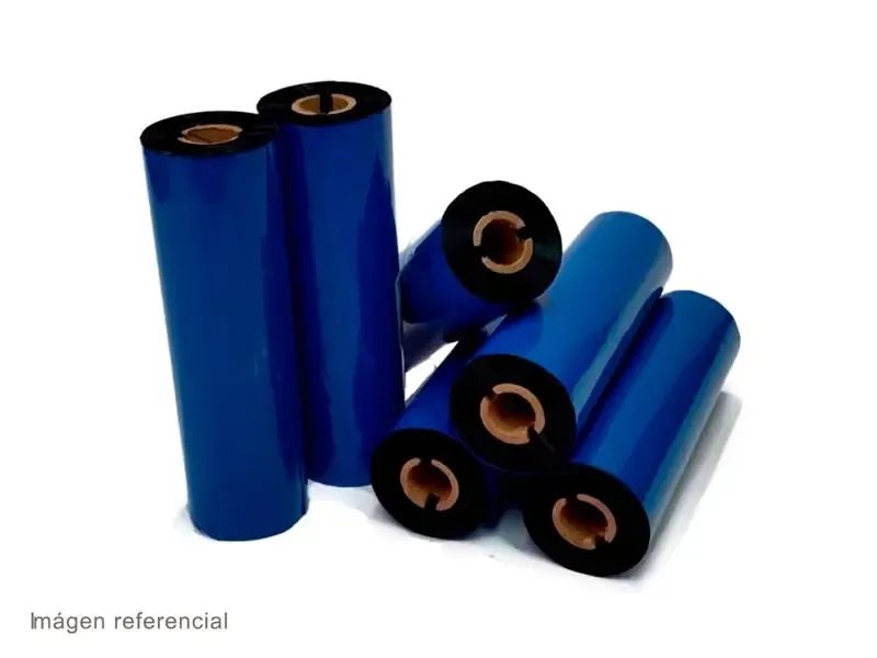 RIBBON DE CERA DE 110MM X 74MTS