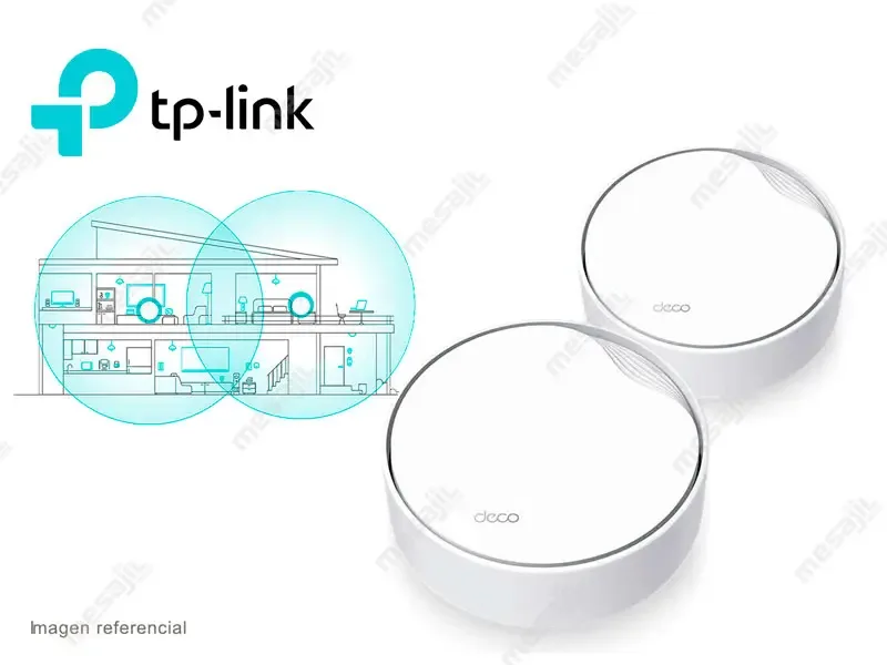 Router Mesh TP-Link Deco X50-PoE- 2  AX300 Dual Band Whole Home WiFi 6  (Packx2)