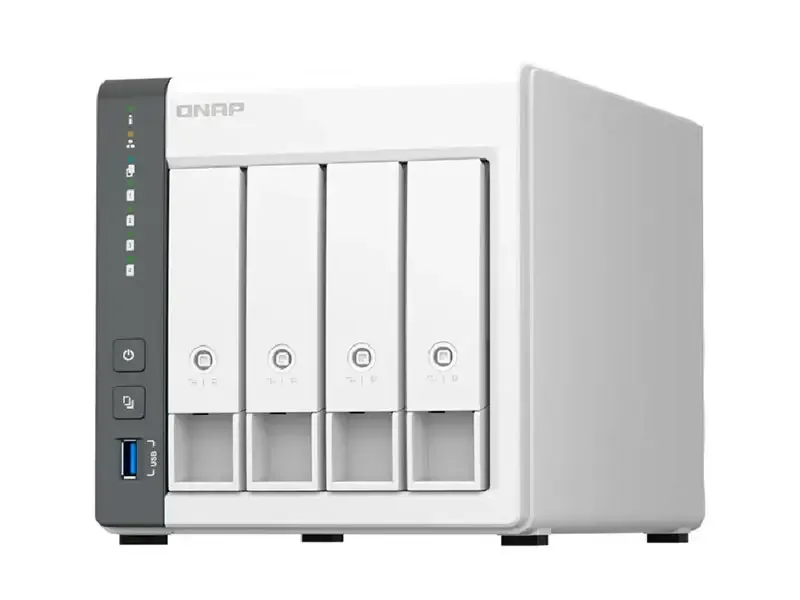 Servidor de Almacenamiento NAS QNAP TS-433-4GB 4 Bahias Quad Core