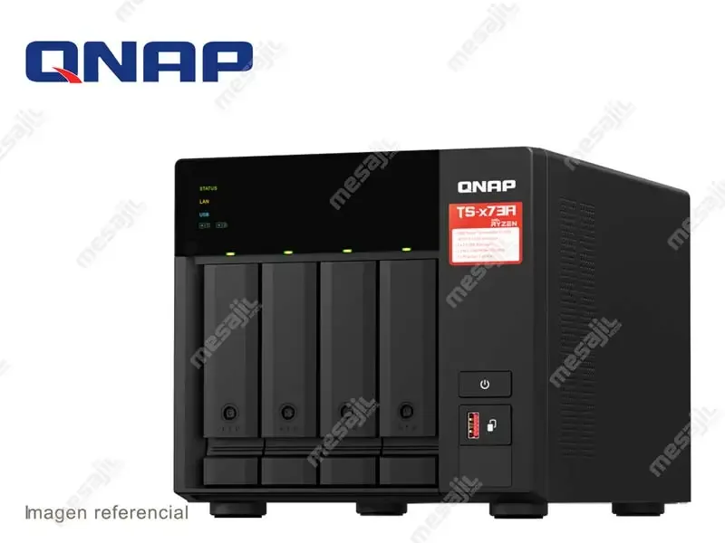 Servidor de Almacenamiento NAS QNAP TS-473A-8G 4 Bahias