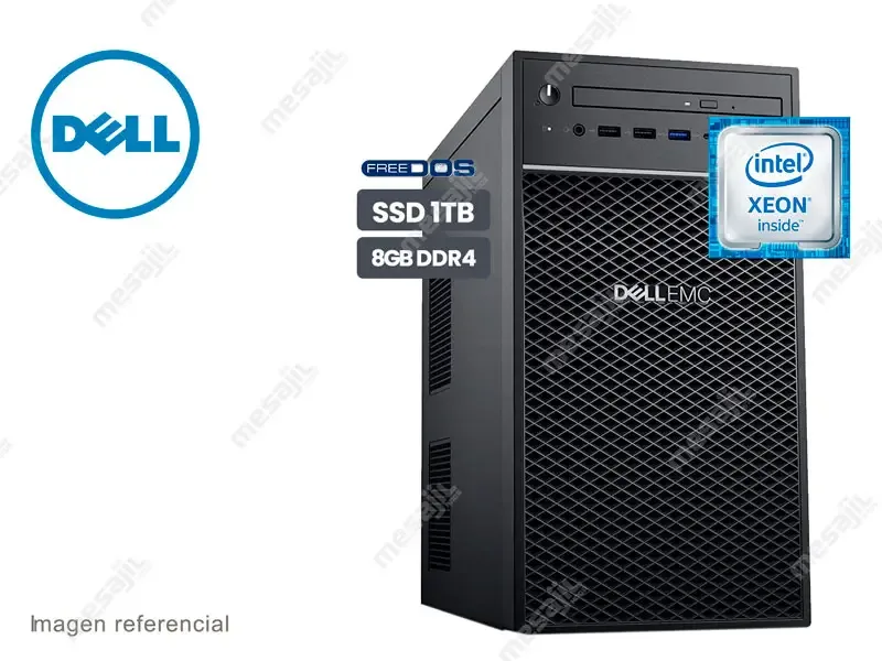 SERVIDOR DELL PowerEdge T40 Xeon E-2224G 8GB/1TB/DVD