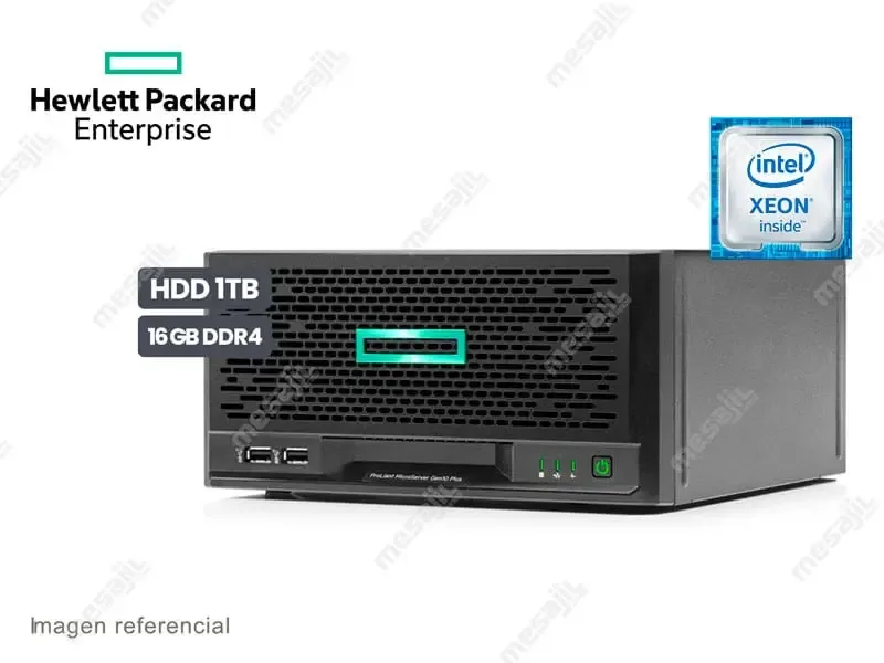 SERVIDOR HPE Proliant MicroServer Gen10 Plus v2 Intel Xeon E-2314/16GB/ 1TB Sata