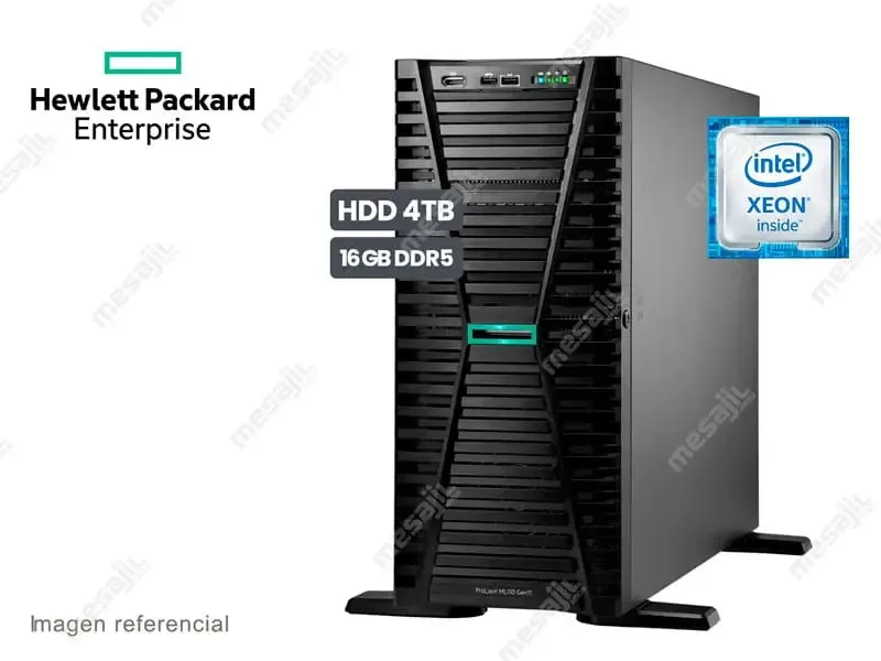 SERVIDOR HPE Proliant ML110 Gen11 Intel Xeon 3408U 1.8 GHz /16GB/4TB SATA