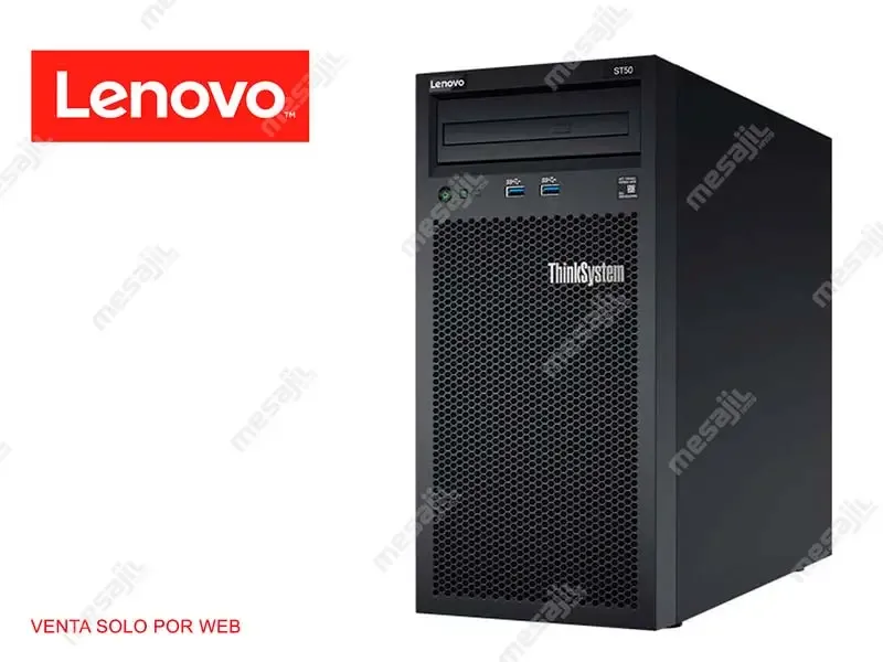 Servidor Lenovo Thinkserver ST50 Intel Xeon E-2224G 16GB/1TB (7Y49A041LA)