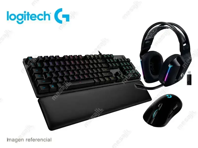 SETUP COMBO LOGITECH MOUSE G703+ TECLADO G513 + AUDIFONO G733