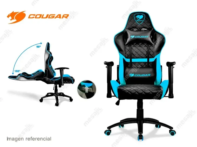 Silla Gaming Cougar Armor One Sky Blue