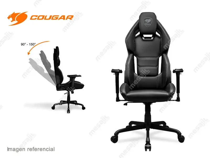 Silla Gaming Cougar Hotrod Black