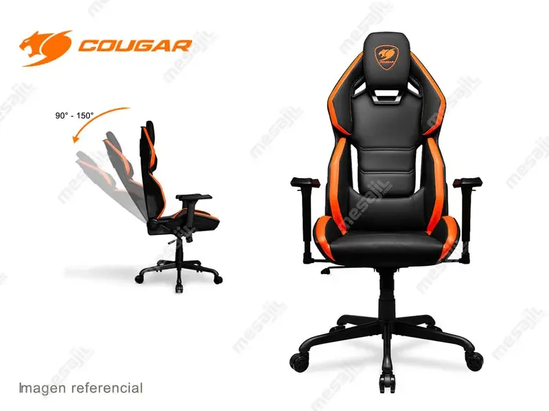 Silla Gaming Cougar Hotrod Negro