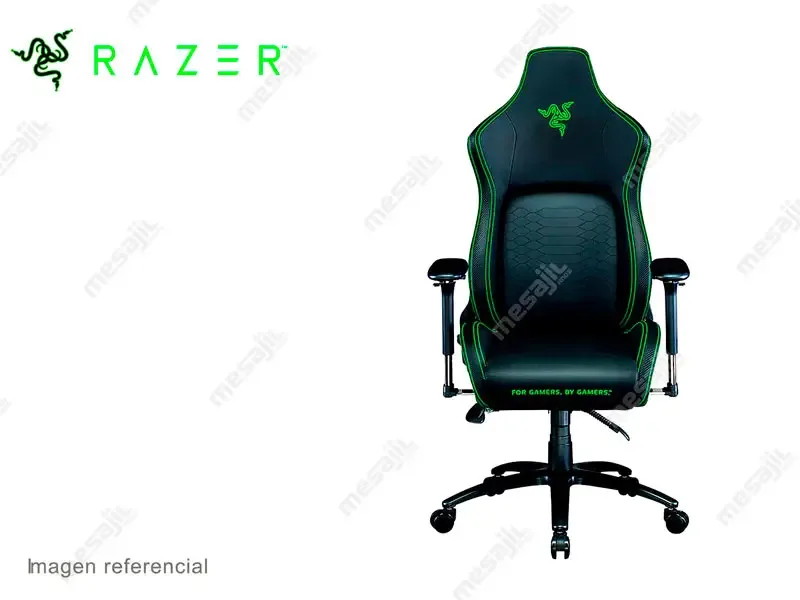 Silla Gaming Razer ISKUR con Soporte Lumbar Black/Green