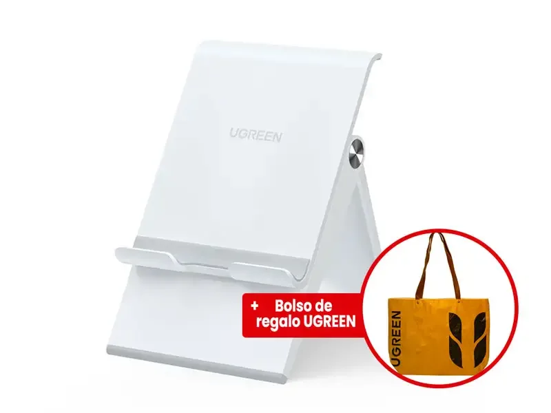 Soporte ajustable de escritorio UGREEN para celular LP247 (80704) - Obsequio