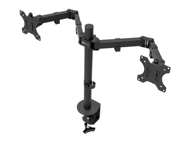 Soporte Klip Xtreme Para 2 Monitores 13" a 32" Brazo articulado (KPM-310)