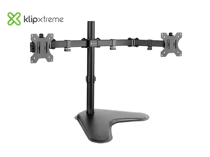 Soporte Klip Xtreme Para 2 Monitores 13" a 32" Brazo articulado (KPM-311)