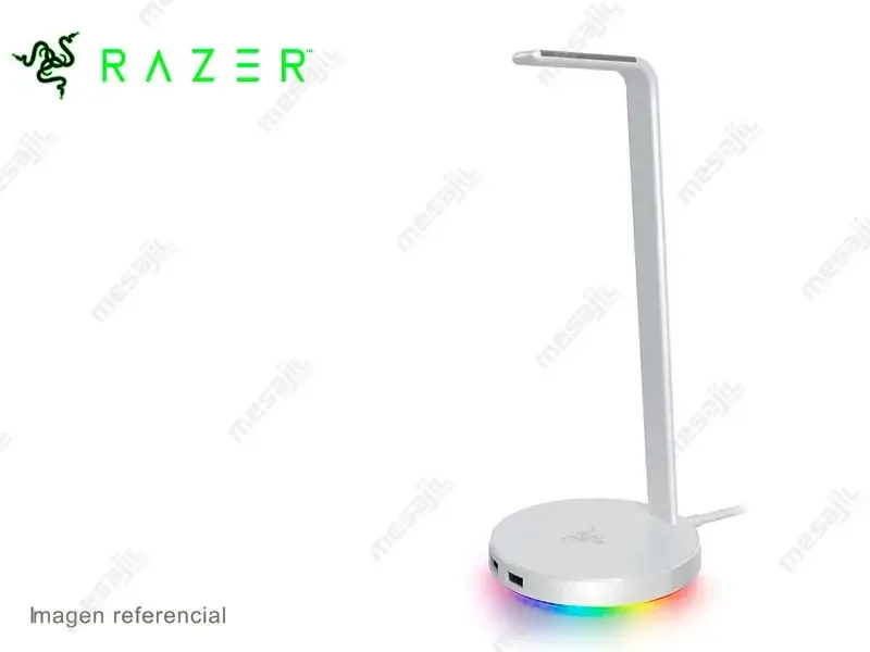 Soporte para Audifono Razer Base Station V2 Chroma RGB Mercury
