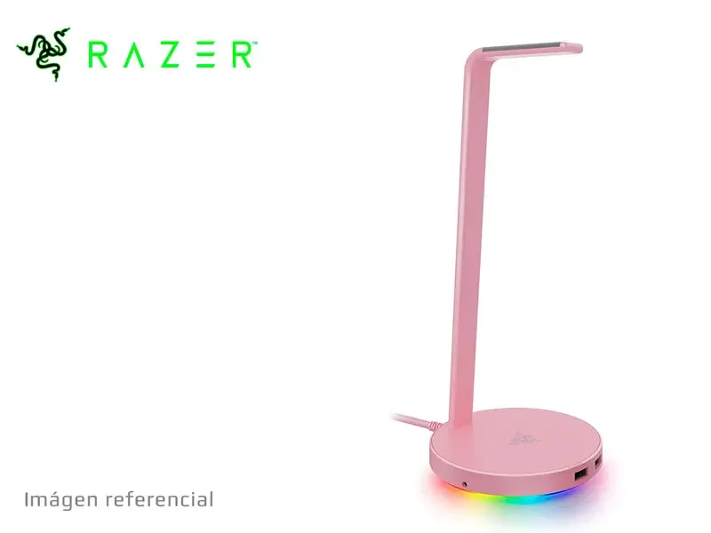 Soporte para Audifono Razer Base Station V2 Chroma RGB Quartz