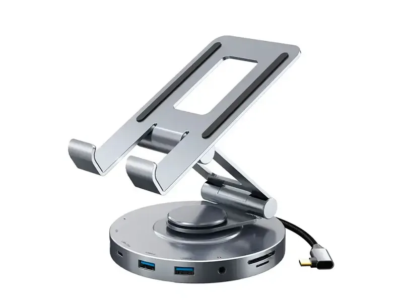 Soporte para iPad Pro CABLETIME HUB USB-C a 8 Puetos  CB02G